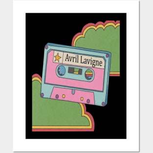 vintage  cassette tape avril lavigne Posters and Art